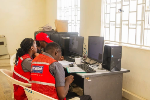 Scalestech Site Team at EAPC Weighbridge Project | Scalestech Scalestech engineers on site during weighbridge automation works at EAPC, Athi River