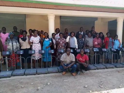 Overview of the completed installation for Self Help Africa's partner cooperative