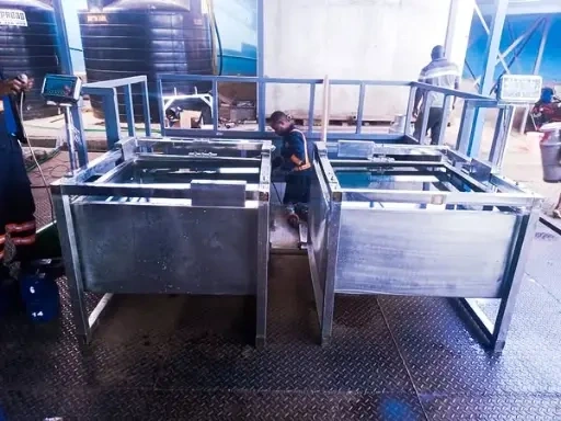 Overview of the completed DAMPTANK installation at Mt. Kenya Milk (Ahiti Dairy)