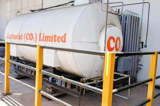 The CO2 storage tank monitored under this case study, Nairobi, Kenya