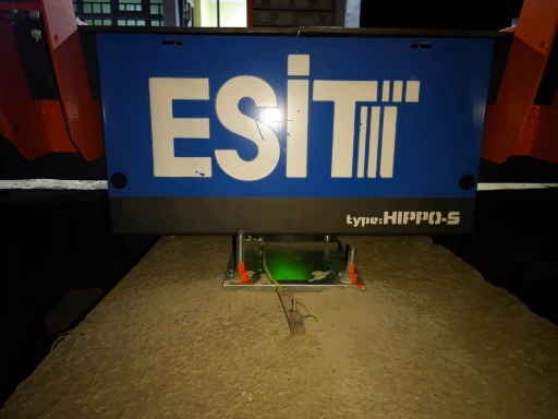 ESIT steel weighbridge deck being installed at Mai Mahiu, Nakuru County The ESIT deck lifted into position over the foundation