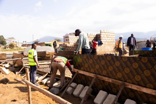 Weighbridge Platform Civil Works Civil works and platform preparation for weighbridge installation in Mai Mahiu