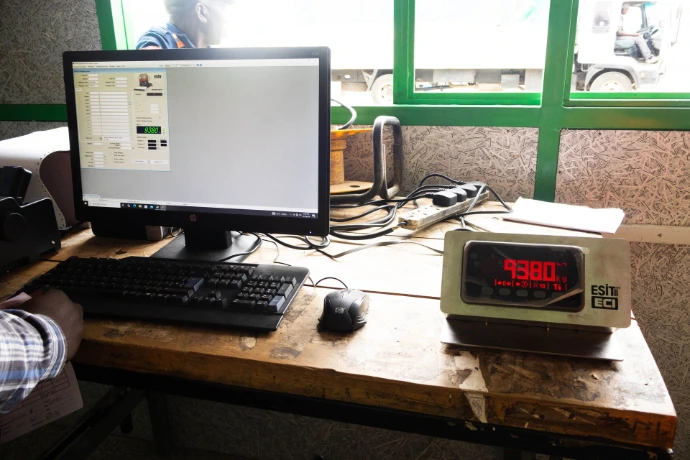 Digital weighbridge management and automated ticketing system
