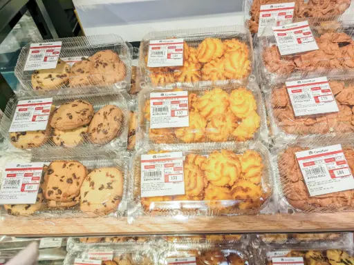 Deli and bakery weighing scale with barcode label output at Carrefour Runda Mall Deli and bakery scale, Carrefour Runda