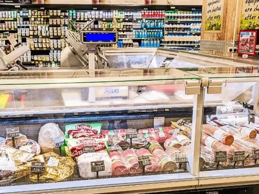 Meat counter scale, Carrefour Two Rivers Meat counter label printing scale installed at Carrefour Two Rivers, Nairobi