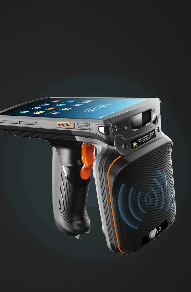 Urovo DT50 showcasing its user-friendly interface for efficient inventory management in warehouse settings.