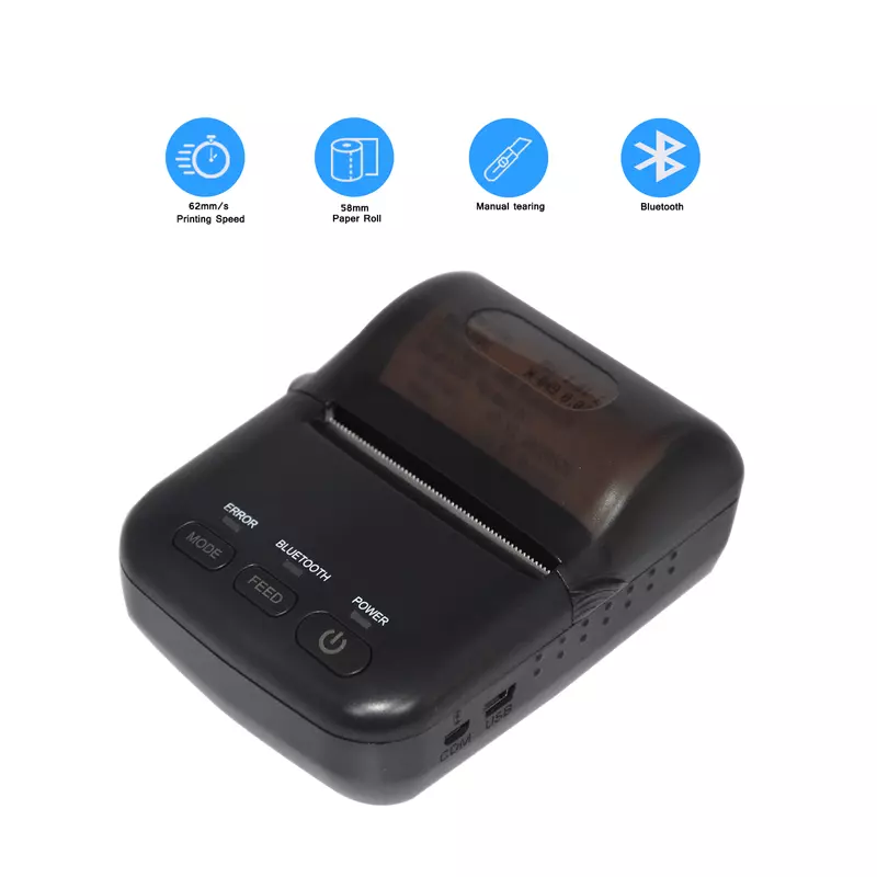 The HCC-T12BT Bluetooth thermal printer offers fast, reliable receipt printing for small businesses and mobile sellers across Kenya.