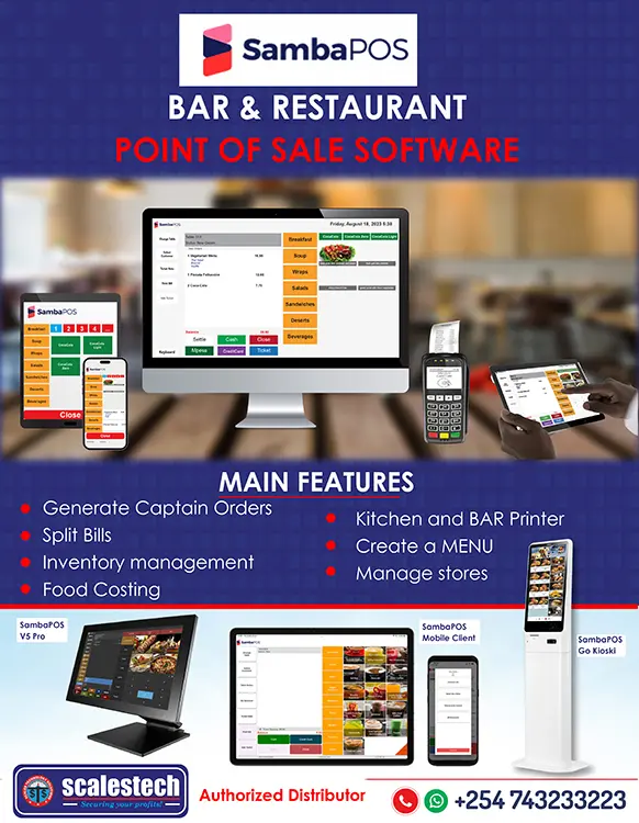 Seamless food delivery system setup using SambaPOS V5 Pro integrated with third-party apps.