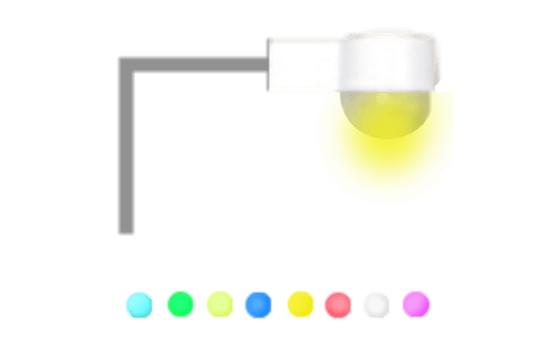 ESL takeaway picking system with 8-colour LED lights to improve warehouse picking speed.