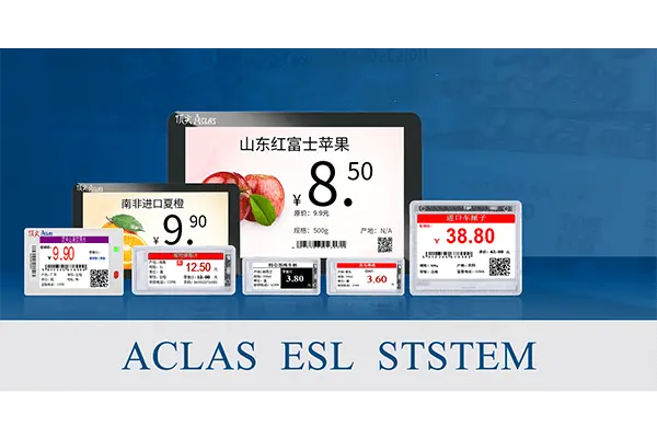 Wireless Electronic Shelf Label with 2.9-Inch E-Paper Screen in Kisumu Supermarket SL2 Wireless ESL used in Kisumu supermarkets, ideal for fresh produce and shelf labelling.