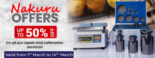 Professional weighing scale calibration and repair services in Nakuru Kenya Looking for reliable weighing scale calibration and repair in Nakuru? We offer certified calibration, balance repairs, and maintenance for industrial, commercial, and laboratory equipment. Fast turnaround. Call us today!