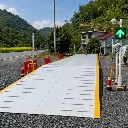 Portable Weighbridge with ramps.
