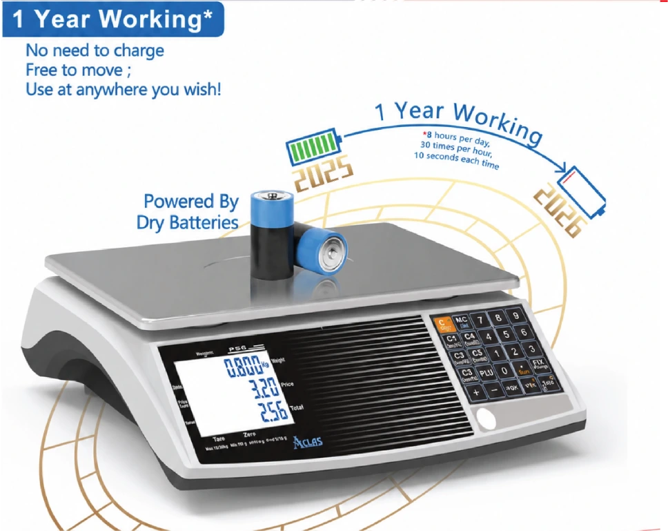 PS6X Price Computing Scale - Without Dispaly Pole