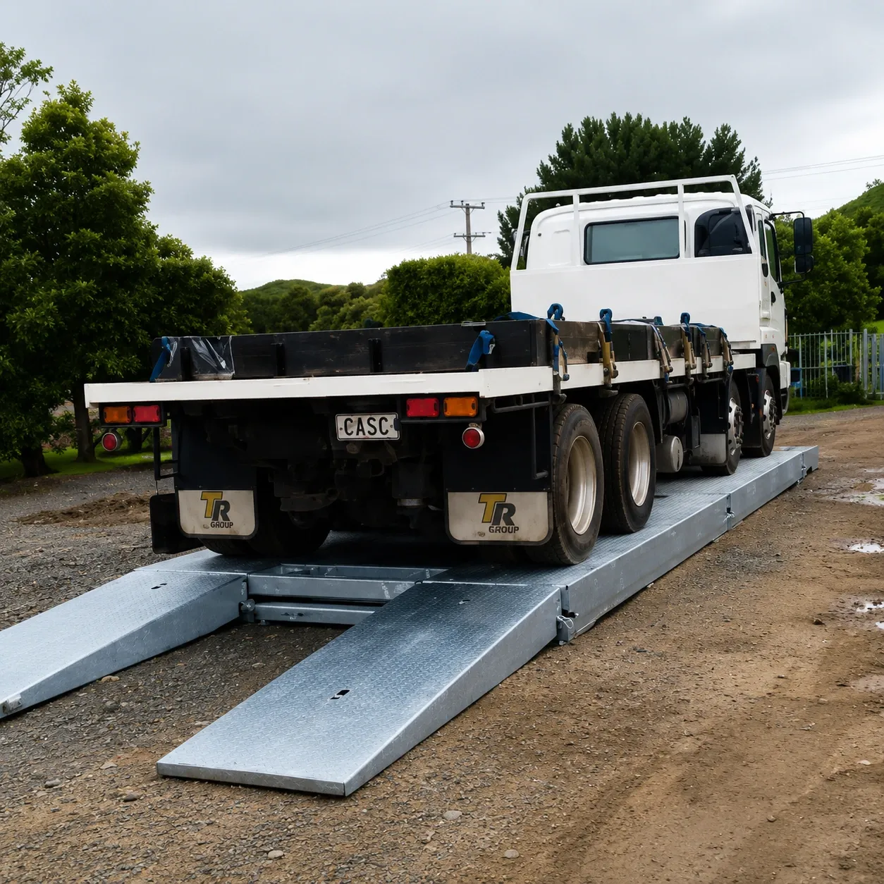 [1457] Portable Weighbridge with ramps