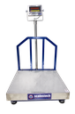 Heavy-Duty Mild Steel Electronic Platform Scale with Stainless Steel Top Pan