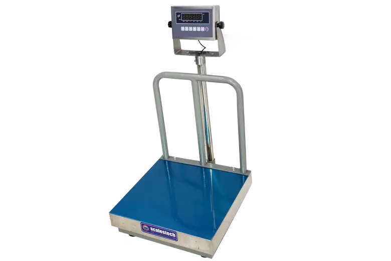 Heavy Duty Mild Steel Electronic Platform Scale with Stainless Steel Top Pan (400mm X 400mm, 200kg)