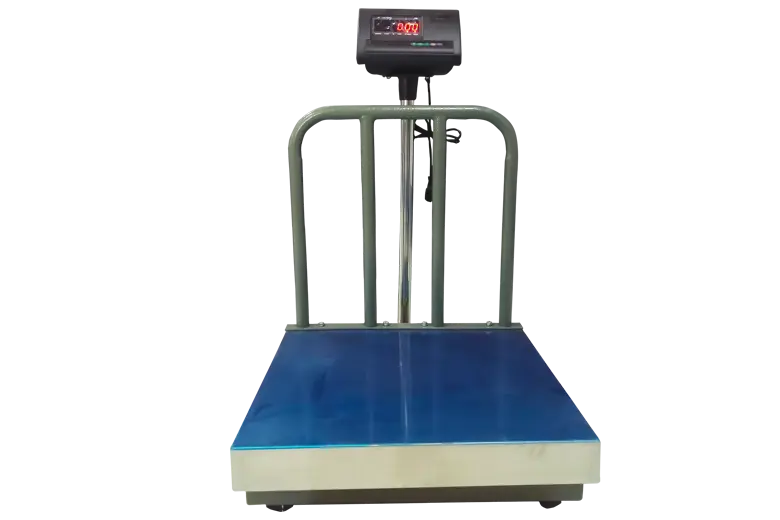 Heavy Duty Mild Steel Electronic Platform Scale with Stainless Steel Top Pan