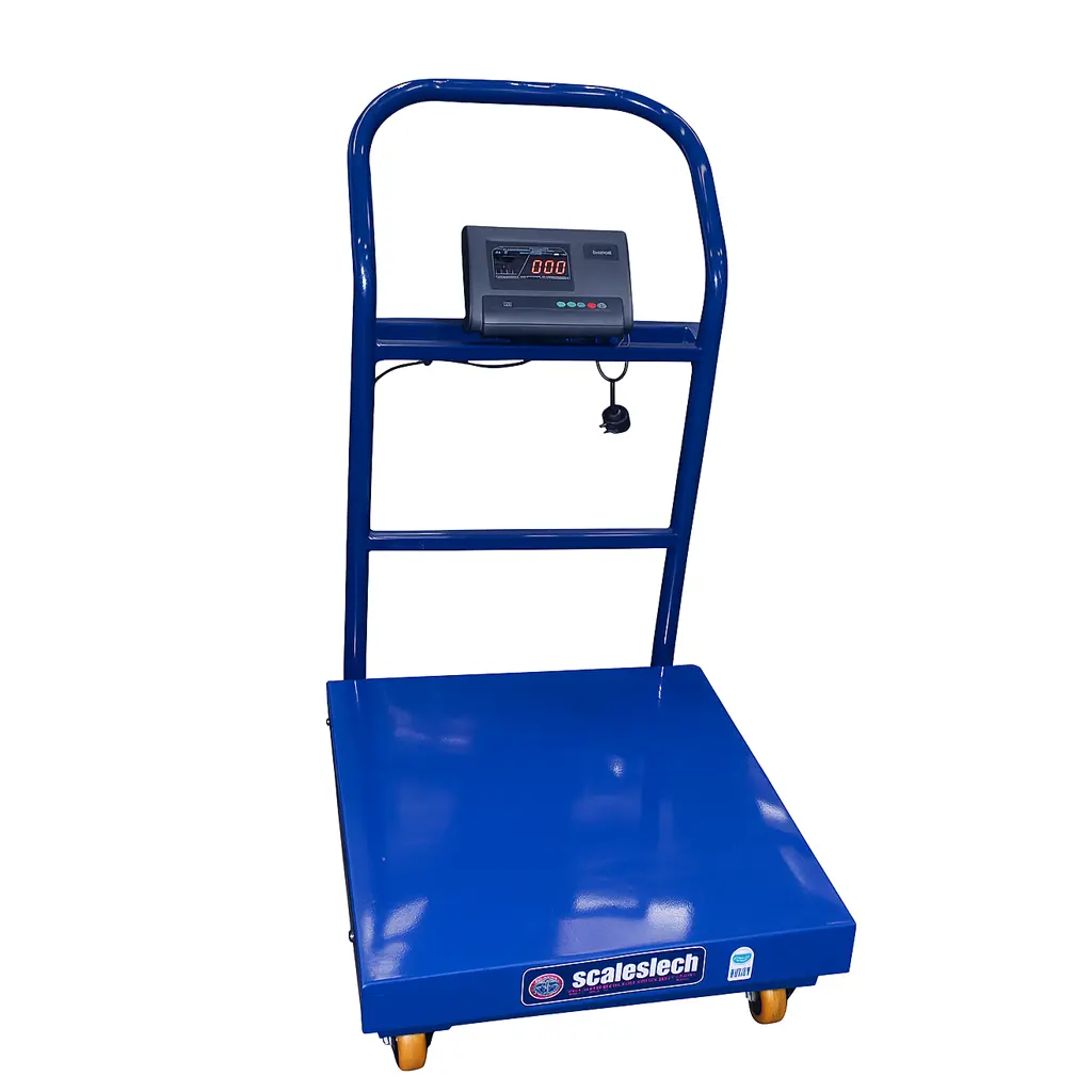 Heavy-duty Mild Steel Trolley Portable scale Platform Scale on Wheels