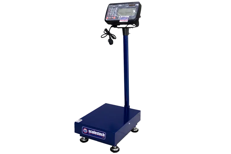 Heavy-Duty Mild Steel Counting Platform Scale SKR JL-168 Indicator | Built-in Alarm Light + Check Weighing