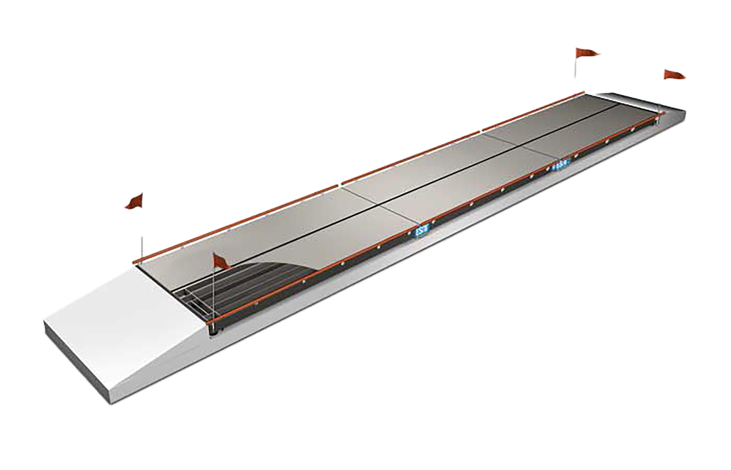 Complete 80/100 tonnes Modular Steel Weighbridge with CAD digital load cells Class C6 Accuracy.                                                               Model: Hi-A,  Size: 22m x 3m