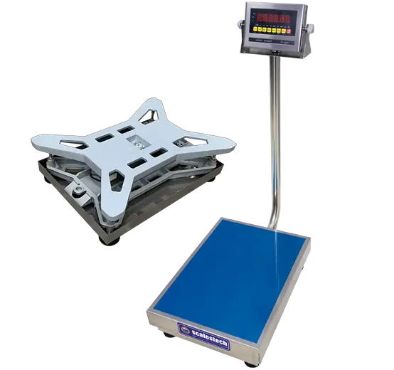 [1103] Heavy Duty Platform Scale - Pure Stainless Steel with Aluminium Frame - 400mm x 500mm - SSA4050