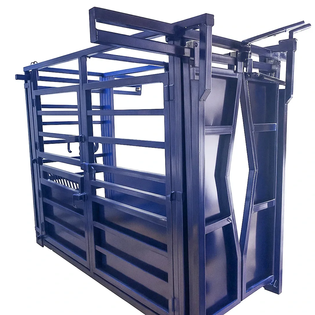 [1498] Cattle Squeeze Chute Animal Weighing Scale