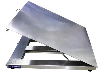 Heavy-Duty Fully Stainless Steel Lift Type Floor Scale Waterproof Washdown Floor Scale Chemical Food Industry Scale