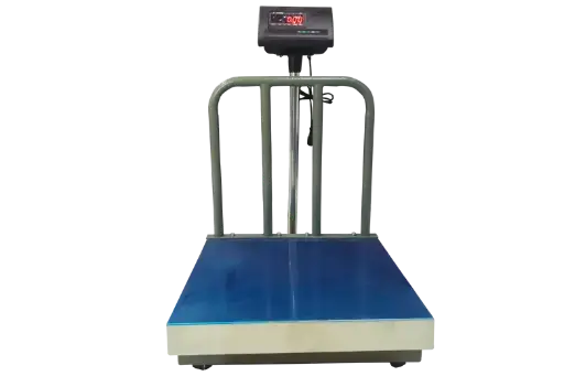 Heavy Duty Mild Steel Electronic Platform Scale with Stainless Steel Top Pan