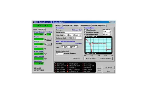 DLMS-BS Manage settings software for belt scale 